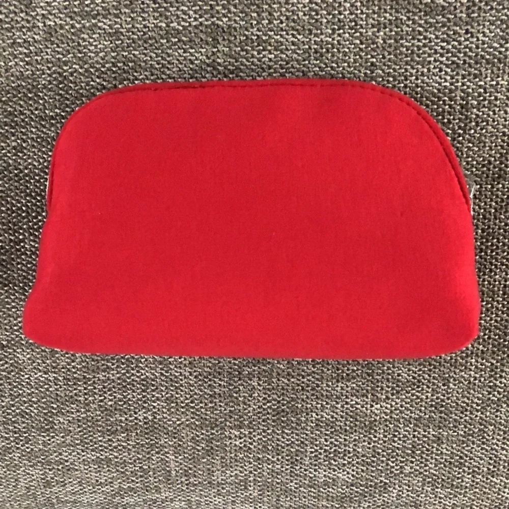 Dior Beauty Makeup Logo Small Luxury Pouch Gift Authentic Red - Picture 8 of 17